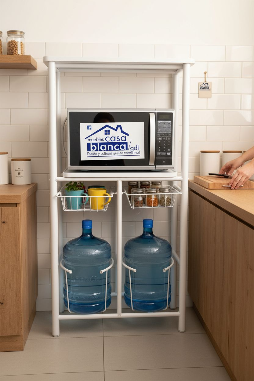 Portagarrafon alacena doble